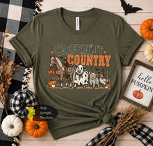 Load image into Gallery viewer, Creepin' It Country Funny Farmhouse Halloween T-Shirt