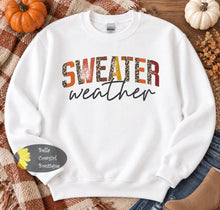 Load image into Gallery viewer, Leopard Distressed Sweater Weather Fall Sweatshirt