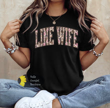 Load image into Gallery viewer, Camo Line Wife Lineman T-Shirt