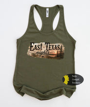 Load image into Gallery viewer, East Texas Nights Country Music Women's Tank Top