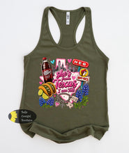 Load image into Gallery viewer, She's From Texas I Can Tell Pink Texas Icons Country Music Western Women's Tank Top