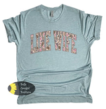 Load image into Gallery viewer, Camo Line Wife Lineman T-Shirt