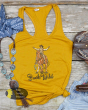 Load image into Gallery viewer, Buck Wild Cowgirl Western Punchy Women's Tank Top