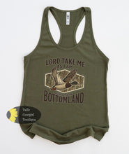 Load image into Gallery viewer, Bury Me In Bottomland Mallard Duck Camo Country Music Western Women's Tank Top
