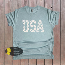 Load image into Gallery viewer, USA Stars Patriotic T-Shirt
