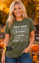 Load image into Gallery viewer, Always Throw Spilled Salt Witchy Practical Magic T-Shirt