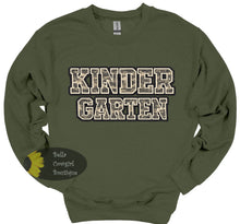 Load image into Gallery viewer, Grunge Camo Pre-k, Second Grade, Kindergarten Teacher First Day Of School Sweatshirt