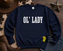 Load image into Gallery viewer, Ol' Lady Funny Western Wife Gift Sweatshirt