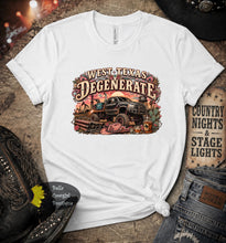 Load image into Gallery viewer, West Texas Degenerate Country Music T-Shirt