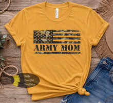 Load image into Gallery viewer, Camo Army Mom Military T-Shirt