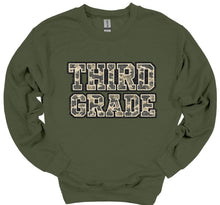 Load image into Gallery viewer, Grunge Camo Pre-k, Second Grade, Kindergarten Teacher First Day Of School Sweatshirt