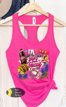 Load image into Gallery viewer, She's From Texas I Can Tell Pink Texas Icons Country Music Western Women's Tank Top