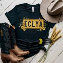 Load image into Gallery viewer, ICLYA License Plate I Can't Love You Anymore Country Music T-Shirt