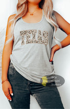 Load image into Gallery viewer, Leopard Texas Women's Tank Top