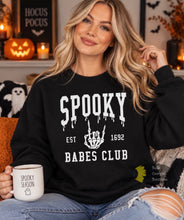 Load image into Gallery viewer, Spooky Babes Club Halloween Sweatshirt