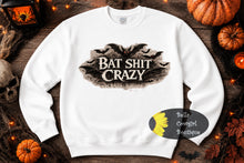 Load image into Gallery viewer, Bat Shit Crazy Halloween Sweatshirt