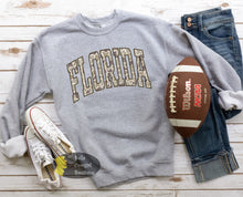Load image into Gallery viewer, Distressed Country Camo Florida Sweatshirt