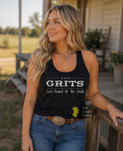 Load image into Gallery viewer, Grits Girl Raised In The South Western Women's Tank Top