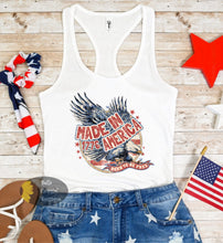 Load image into Gallery viewer, Made In America Patriotic July 4th Country Women's Tank Top