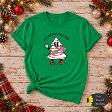 Load image into Gallery viewer, Out Here Lookin' Like A Snack Funny Christmas Cake T-Shirt