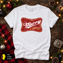 Load image into Gallery viewer, Merry And Bright Vintage Christmas T-Shirt