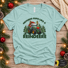 Load image into Gallery viewer, Nothing Runs Like A Reindeere Funny Western Christmas T-Shirt