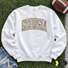 Load image into Gallery viewer, Distressed Country Camo Georgia Sweatshirt
