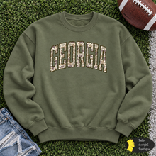 Load image into Gallery viewer, Distressed Country Camo Georgia Sweatshirt