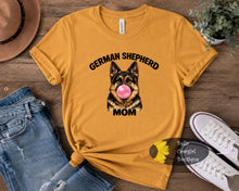 Load image into Gallery viewer, Bubblegum German Shepherd Mom T-Shirt