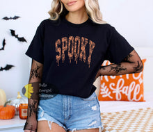 Load image into Gallery viewer, Spooky Lace Halloween T-shirt