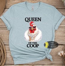 Load image into Gallery viewer, Queen Of The Coop Glam Hen Western Bougie Chicken T-Shirt