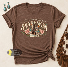 Load image into Gallery viewer, Snakeskin Boots Country Western T-Shirt