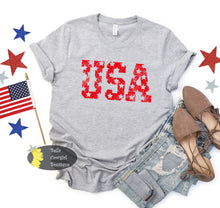 Load image into Gallery viewer, USA Stars Patriotic T-Shirt