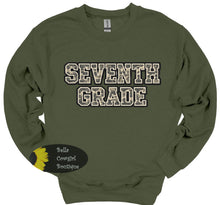 Load image into Gallery viewer, Grunge Camo Pre-k, Second Grade, Kindergarten Teacher First Day Of School Sweatshirt