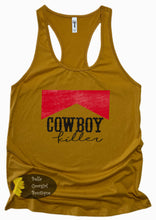 Load image into Gallery viewer, Cowboy Killer Country Music Western Distressed Rodeo Women's Tank Top