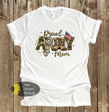 Load image into Gallery viewer, Camo Proud Army Mom Patriotic T-Shirt