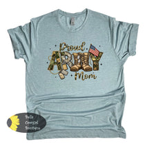 Load image into Gallery viewer, Camo Proud Army Mom Patriotic T-Shirt