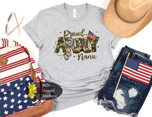 Load image into Gallery viewer, Camo Proud Army Nana Patriotic T-Shirt