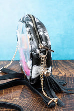 Load image into Gallery viewer, Cow Print Clear Stadium Concert Western Purse