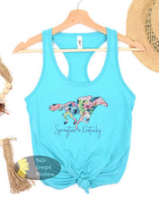 Load image into Gallery viewer, Springtime In Kentucky Derby Women's Tank Top