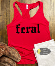 Load image into Gallery viewer, Feral Funny Women's Western Tank Top