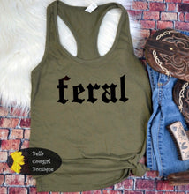Load image into Gallery viewer, Feral Funny Women's Western Tank Top