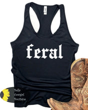 Load image into Gallery viewer, Feral Funny Women's Western Tank Top