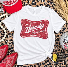 Load image into Gallery viewer, Howdy Cowboy Western Vintage T-Shirt