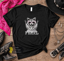 Load image into Gallery viewer, Boujee Feral Racoon Funny T-Shirt