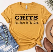 Load image into Gallery viewer, Grits Girl Raised In The South Southern Country T-Shirt