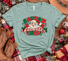 Load image into Gallery viewer, Santa's Favorite Ho Vintage Christmas T-Shirt