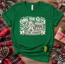 Load image into Gallery viewer, OMG You Guys We're Cooked Funny Gingerbread Man Christmas T-Shirt