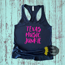 Load image into Gallery viewer, Texas Music Junkie Women's Tank Top