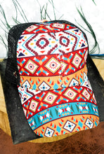 Load image into Gallery viewer, Highland Ridge Aztec Ponytail Hat